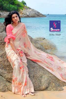New Kanchana Vol 21 Shangrila s  Most Mangnhificent And Rich Collection Of Linen Cotton Sarees