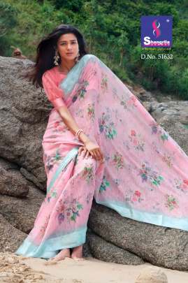 New Kanchana Vol 21 Shangrila s  Most Mangnhificent And Rich Collection Of Linen Cotton Sarees
