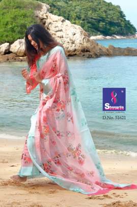 New Kanchana Vol 21 Shangrila s  Most Mangnhificent And Rich Collection Of Linen Cotton Sarees