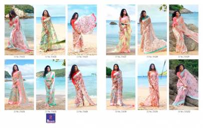 New Kanchana Vol 21 Shangrila s  Most Mangnhificent And Rich Collection Of Linen Cotton Sarees