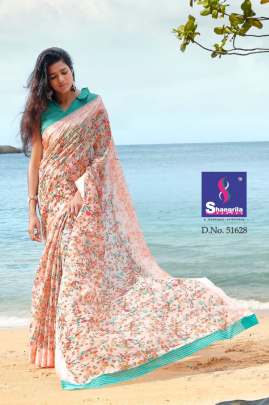 New Kanchana Vol 21 Shangrila s  Most Mangnhificent And Rich Collection Of Linen Cotton Sarees