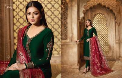 Nityaa Banaras Dark Green