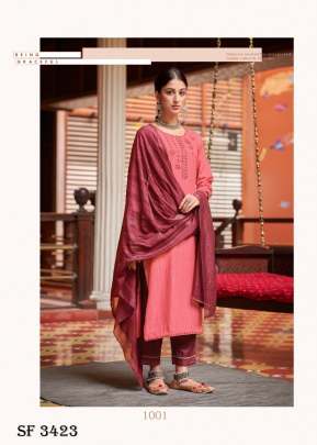 PARADISE Kurti With Pant   Dupatta In 4 Design By Vitara Fashion