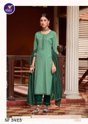 PARADISE Kurti With Pant   Dupatta In 4 Design By Vitara Fashion