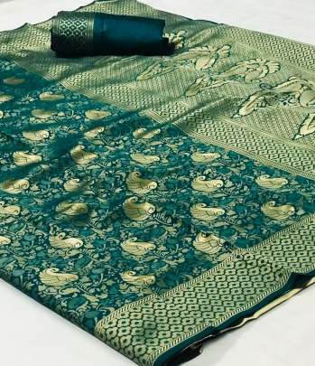 PRESENTING NEW DESIGNER LICHI COTTON SILK SAREE 