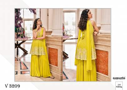 Palazzo Suit With Dupatta In 4 Color By Zaveri