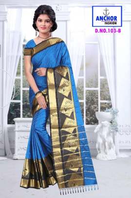 Peacock Design Blue