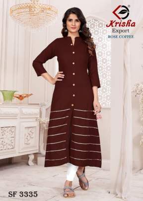  ROSE VOL-2 kurti in 5 Color By KRISHA EXPORT