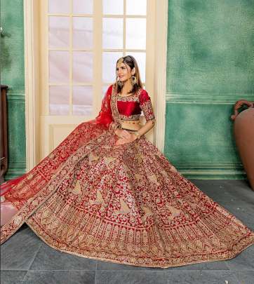 Ramleela Lehenga Red 