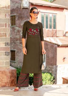 Rang Jyot Parin Vol 1 Kurti with Palazzo Wholesale Catalog 8 Pcs