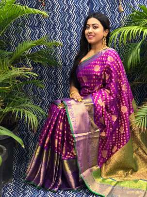 Rani Clocked Astounding Saree Collection