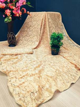  Raschel jecard Cream