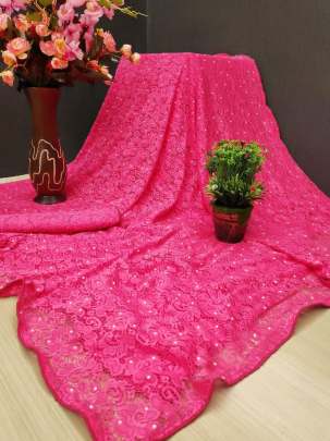  Raschel jecard Pink