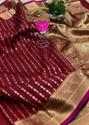 Remo Banarasi Weaving Silk Saree