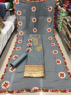 Renu Designer  Full Heavy Daman Lace   Fancy Bottom