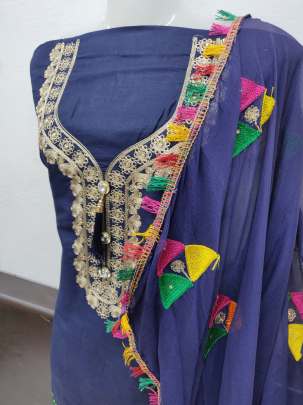  Renu Designer Heavy Embroidery and Diamond 