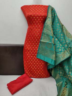 Renu Designer Slab Malai Silk  dress