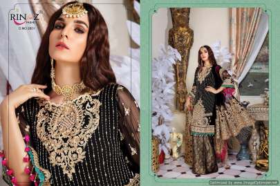 Rinaz Shenyl Faux Georgette Pakistani Suits Collection