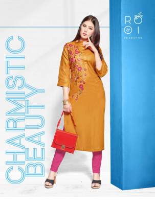 Rooi Arohi by Nakoda Kurti Wholesale Catalog 8 Pcs