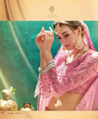 SILK HERITAGE VOL-15 PEARLY PURPLE COLOR LUCKNOWI WORK