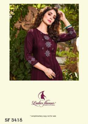  Saanvi Vol 3 Kurti With Heavy Sequnce Embroidery Work In 6 Color By Ladies Flavour
