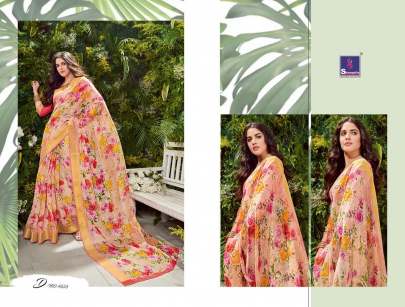 Sakshi Cotton Vol 4 Rich Collection Of Linen Slub Sarees Full Catalogue Set