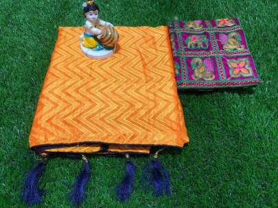 Sana Zek Zek Silk Orange