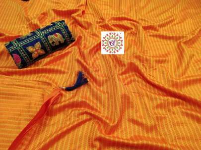 Sana Zek Zek Silk Orange