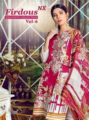 Shree Fabs Firdous Exclusive Collection With Cotton Mal Dupatta