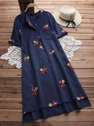 Style Kurti Navy Blue