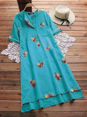 Style Kurti Sky Blue