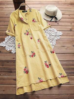 Style Kurti Yellow