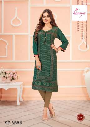 VF India Comfort Vol 1 embroidery Rayon kurti Catalog Wholesale Price Surat