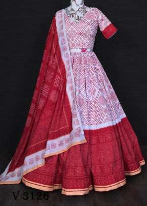 Vaishali Silk Lehenga In Pink Color By LNB