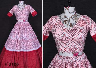 Vaishali Silk Lehenga In Pink Color By LNB