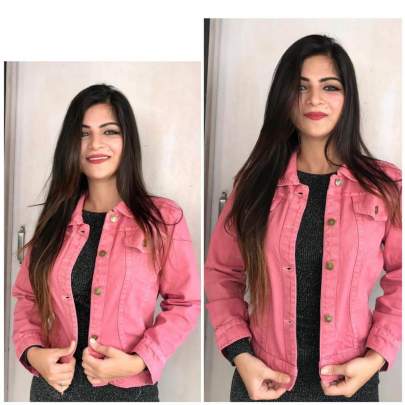 WINTER SPECIAL DENIM JACKET IN PINK WITH NEW LOOK 