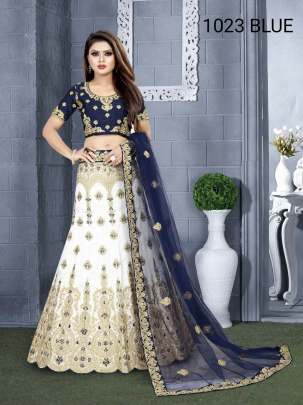  White Lehenga and  Designer Duptta