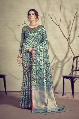 YNF Anjuman Silk Saree Sari