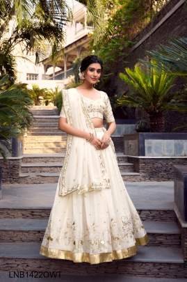 ARISA Off-white glam with intricate details LNB1422OWT