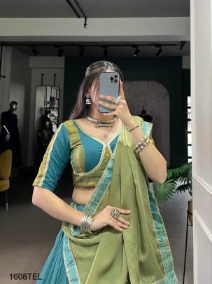  classic silhouettes,Teal blue fresh colors Garba nights just got an upgrade LNB1608TEL