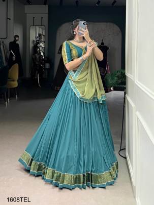 classic silhouettes,Teal blue fresh colors Garba nights just got an upgrade LNB1608TEL