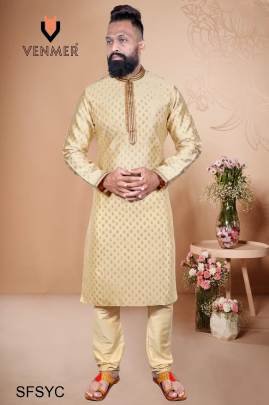 Crem Pinterest Kurta Pajama Heavy Jacquard Butti Silk