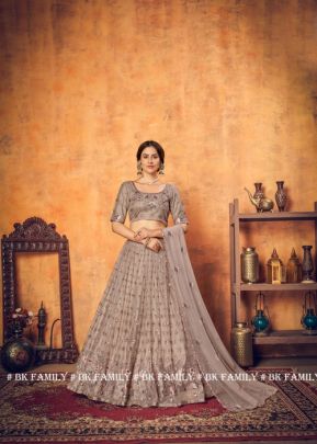 GIRLY VOL  18 Bridal Look Lehengha Choli In Stone Color By SHUBHKALA  