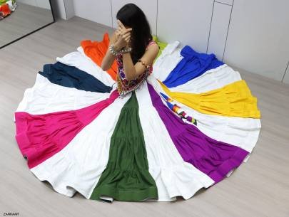 Grootinn Ethnic Women Lehenga With Kediya Sets GRTN9048MLTCLR