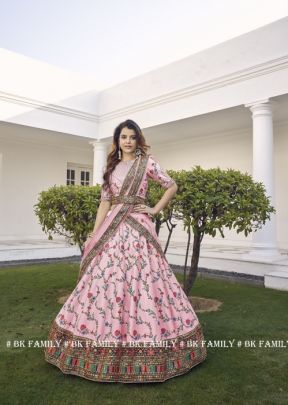 GULDASTA VOL  11 Bridal Lehengha Choli In Pink Color By SHUBHKALA  