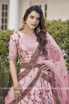 GULDASTA VOL  11 Bridal Lehengha Choli In Pink Color By SHUBHKALA