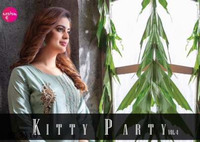 kitty party vol-4 Kurti With Pant In 5 Design By Lapink