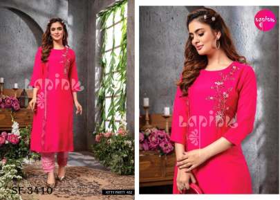 kitty party vol-4 Kurti With Pant In 5 Design By Lapink