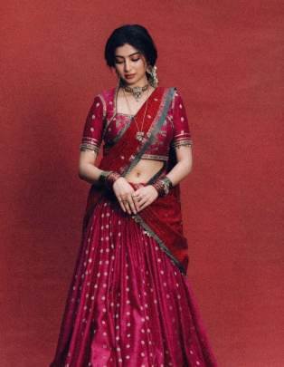 Launching Bollywood Lehenga Choli Launching Bollywood Lehenga Choli By Surati  Fabrics