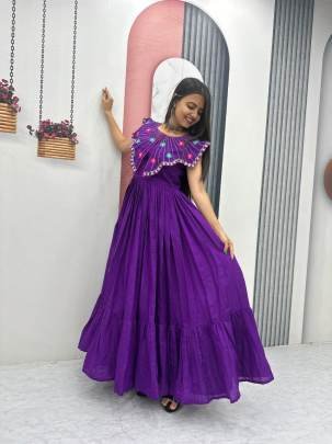 Launching Trending Handwork Gown Heavy Embroidery Thread & Khatli Work